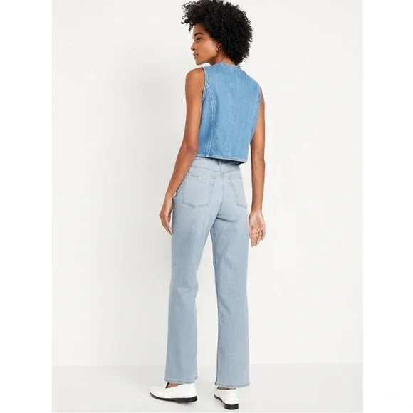 Old Navy High-Waisted Wow Wide-Leg Jeans | Size 14 - Picture 4 of 9